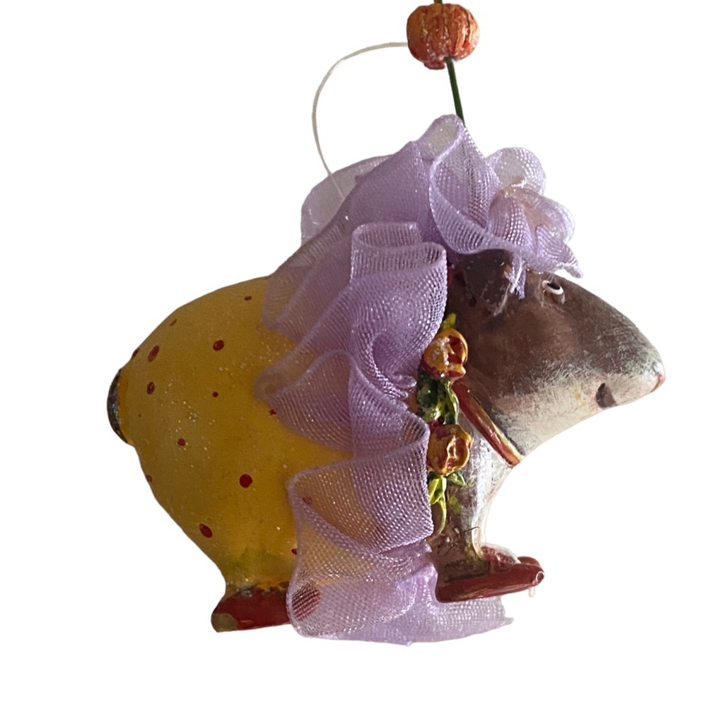 Vintage Patience Brewster Krinkles Dept 56 Mini Spooky Pet Ornament Halloween - Picture 7 of 12